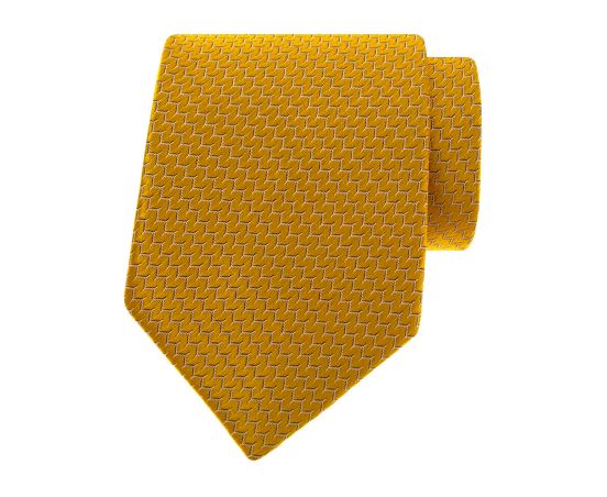 Gouden stropdas met motief