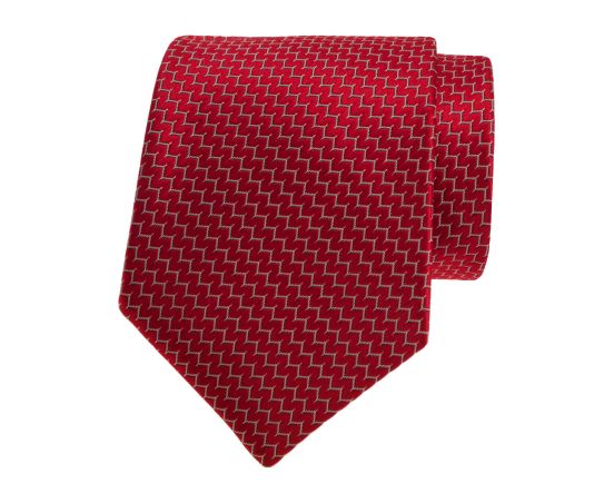 Rode stropdas met motief
