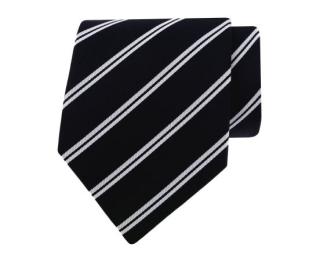 Zwart stropdas strepen