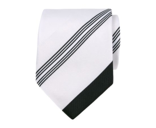 Wit/zwarte stropdas
