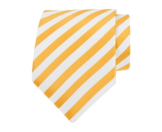 Witte/gele stropdas