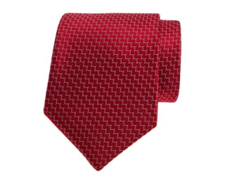 Rode/witte stropdas