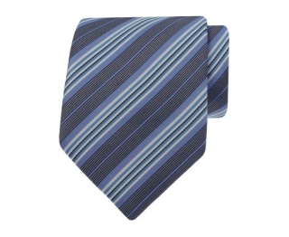 Blauw/zwarte stropdas
